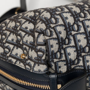 CHRISTIAN DIOR D-JOURNEY BAG MEDIUM OBLIQUE JACQUARD CANVAS GHW