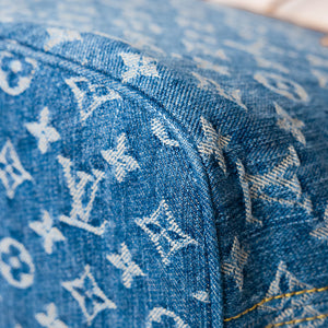 LOUIS VUITTON NEVERFULL MM DENIM MONOGRAM CANVAS GHW