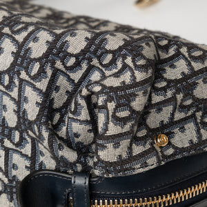 CHRISTIAN DIOR D-JOURNEY BAG MEDIUM OBLIQUE JACQUARD CANVAS GHW