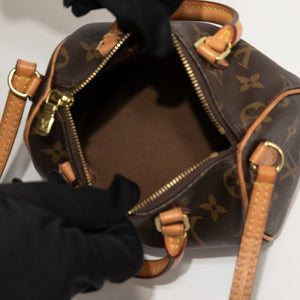 LOUIS VUITTON NANO SPEEDY MONOGRAM CANVAS