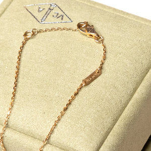 VAN CLEEF & ARPELS FRIVOLE PEMDANT MINI MODEL 18K YELLOW GOLD