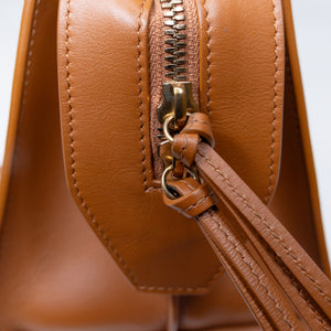 BALENCIAGA SMALL NEO CLASSIC CITY BAG IN BROWN