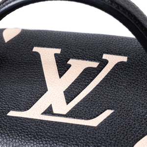 LOUIS VUITTON VANITY PM BLACK/BEIGE CALFSKIN GHW