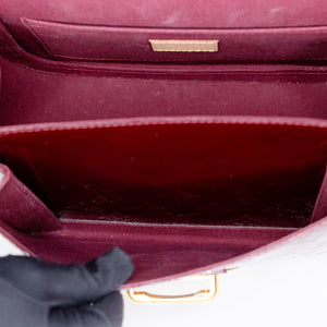 LOUIS VUITTON AMARANTE MONOGRAM VERNIS ROMAINE BAG