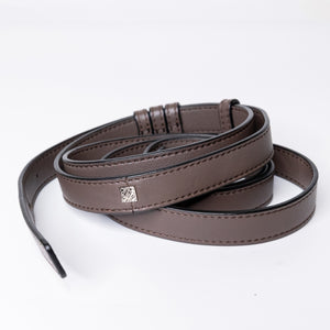 LOEWE MINI HAMMOCK DRAWSTRING BAG GRAINED CALF SKIN DARK TAUPE SHW