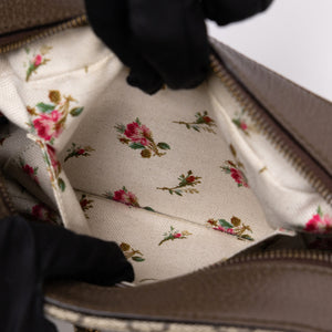 GUCCI GG SUPREME CAMERA BAG BROWN MULTICOLOURED CANVAS /LEATHER GHW