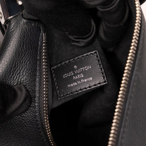 LOUIS VUITTON SIDE TRUNK MM BLACK CALFSKIN LEATHER SHW