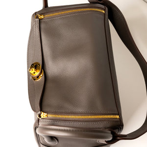 HERMES LINDY 26 EVERCOLOR GRIS ETAIN GHW STAMP Z