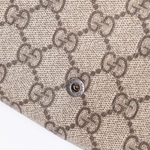 GUCCI DIONYSUS WALLET ON CHAIN GG SUPREME CANVAS/LEATHER BEIGE SHW