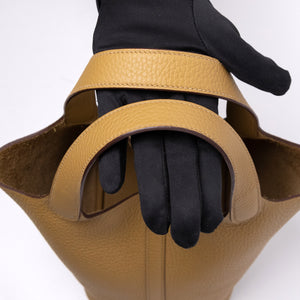 HERMES PICOTIN 18 LOCK BAG BAG CLEMENCE BISCUIT GHW STAMP K