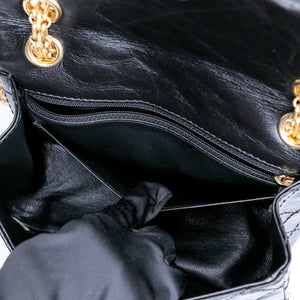CHANEL MINI 2.55 REISSUE AGED CALFSKIN BLACK GHW