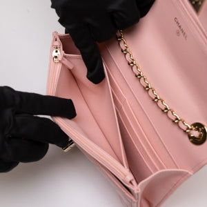 CHANEL TOP HANDLE TRENDY CC WALLET ON CHAIN (MICROCHIP)