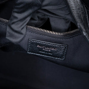 SAINT LAURENT MEDIUM SHOPPING TOTE BLACK SHW