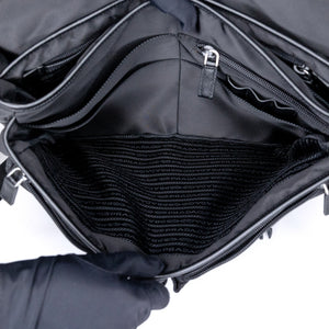 PRADA MESSENGER BAG BLACK SHW