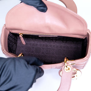 CHRISTIAN DIOR SMALL LADY DIOR MY ABC DIOR BAG LAMBSKIN SHW