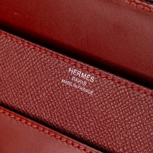 HERMES SACABAR 24 BAG EPSOM / SWIFT SIENNNE / CUIVRE SHW STAMP D