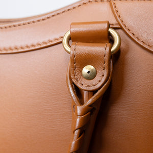BALENCIAGA SMALL NEO CLASSIC CITY BAG IN BROWN