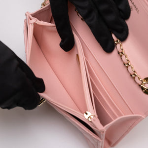 CHANEL TOP HANDLE TRENDY CC WALLET ON CHAIN (MICROCHIP)