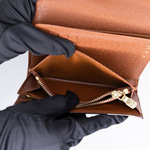 LOUIS VUITTON COATED CANVAS CONTINENTAL WALLET