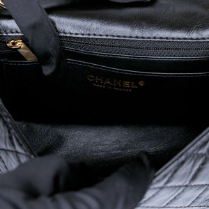 CHANEL MINI 2.55 REISSUE AGED CALFSKIN BLACK GHW