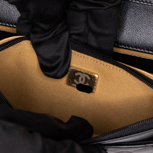 CHANEL 25A PEARL CRUSH WALLET ON CHAIN LAMBSKIN LEATHER GHW (MICROCHIP)