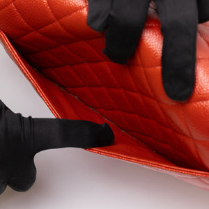 CHANEL JUMBO CLASSIC DOUBLE FLAP RED CAVIAR LEATHER GHW