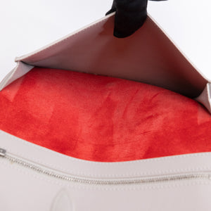 CELINE LARGE MULTIFUNCTION WALLET BICOLOR POP RED GREY METAL FITTING