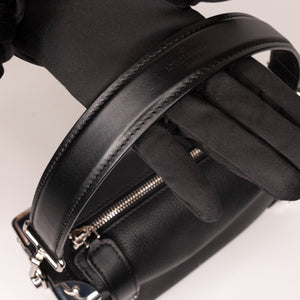 LOUIS VUITTON SIDE TRUNK MM BLACK CALFSKIN LEATHER SHW