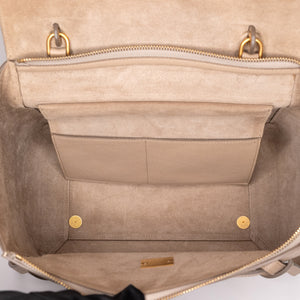 CELINE MINI BELT BAG GRAINED CALFSKIN BEIGE GHW