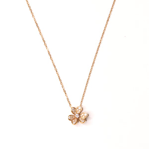 VAN CLEEF & ARPELS FRIVOLE PEMDANT MINI MODEL 18K YELLOW GOLD