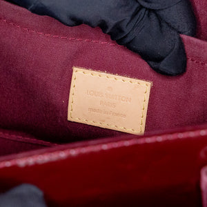 LOUIS VUITTON AMARANTE MONOGRAM VERNIS ROMAINE BAG