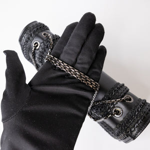 BVLGARI SERPENTI FOREVER SHOULDER BAG BLACK CALF SKIN