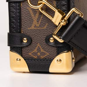 LOUIS VUITTON MONOGRAM REVERSE CANVAS SIDE TRUNK