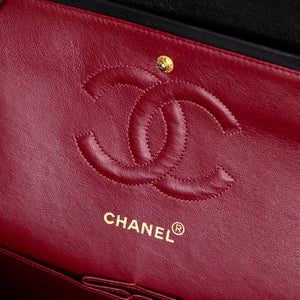 CHANEL VINTAGE MEDIUM CLASSIC FLAP LAMB SKIN GHW