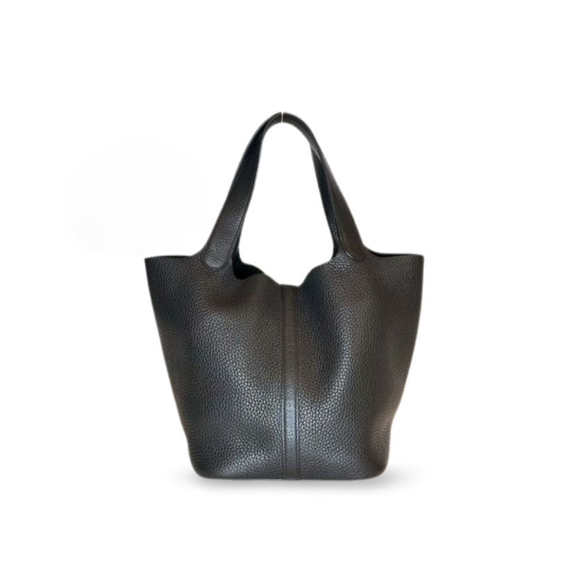 HERMES PICOTIN 22 BLACK SHW STAMP C