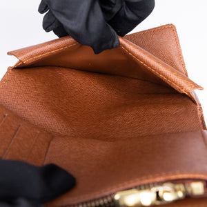 LOUIS VUITTON COATED CANVAS CONTINENTAL WALLET