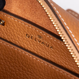 DELVAUX COOL BOX NANO GOLD CALF SKIN GHW