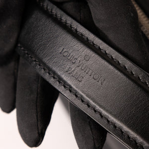 LOUIS VUITTON SIDE TRUNK MM BLACK CALFSKIN LEATHER SHW