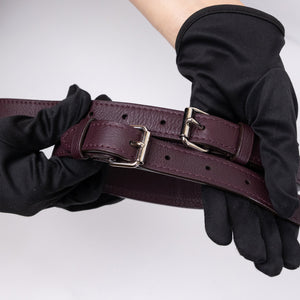 LOUIS VUITTON SOFIA COPPOLA RED BROWN LEATHER BAG SHW