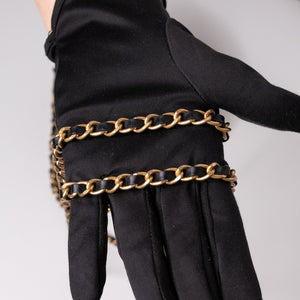 CHANEL CC ROUND CLUTCH LAMBSKIN LEATHER GHW