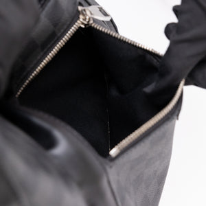 LOUIS VUITTON DAMIER GRAPHITE JOSH BACKPACK CANVAS BLACK GRAY MEN UNISEX