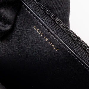 CHANEL 25K HANDLE WALLET ON CHAIN CAVIAR LEATHER BLACK GHW (MICROCHIP)