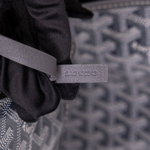 GOYARD MINI ANJOU TOTE BAG CANVAS / CALFSKIN GREY SHW