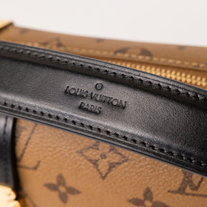 LOUIS VUITTON MONOGRAM REVERSE CANVAS SIDE TRUNK