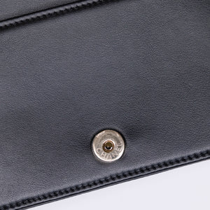 CHANEL BOY WALLET ON CHAIN CAVIAR BLACK GHW