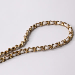 CHANEL 24C GOLD CRUSH MINI FLAP BAG WHITE CALFSKIN GHW