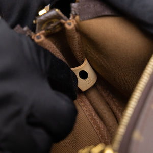 LOUIS VUITTON MULTI POCHETTE ACCESSORIES ROSE MONOGRAM CANVAS GHW