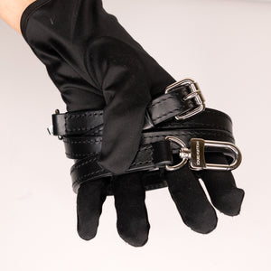 LOUIS VUITTON SIDE TRUNK MM BLACK CALFSKIN LEATHER SHW