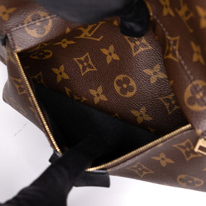 LOUIS VUITTON PALM SPRING BACKPACK MM MONOGRAM CANVAS GHW