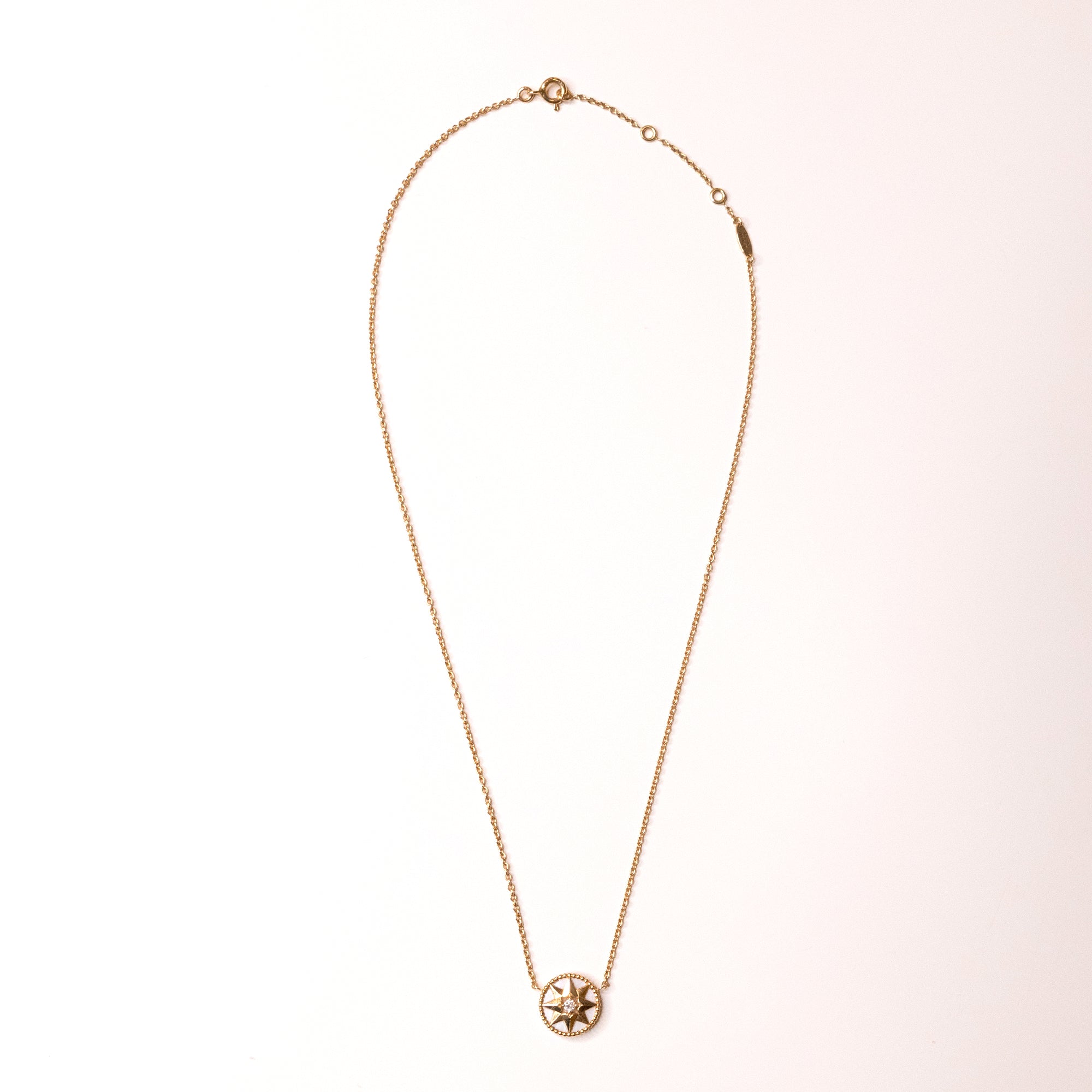 CHRISTIAN DIOR ROSE DE VENTS NECKLACE